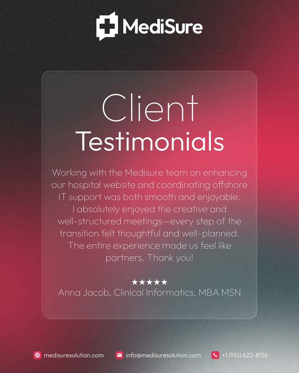 MediSure testimonials