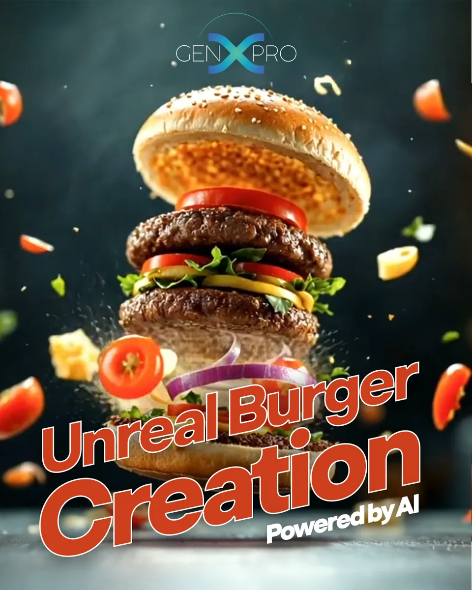 Unreal Burger social post